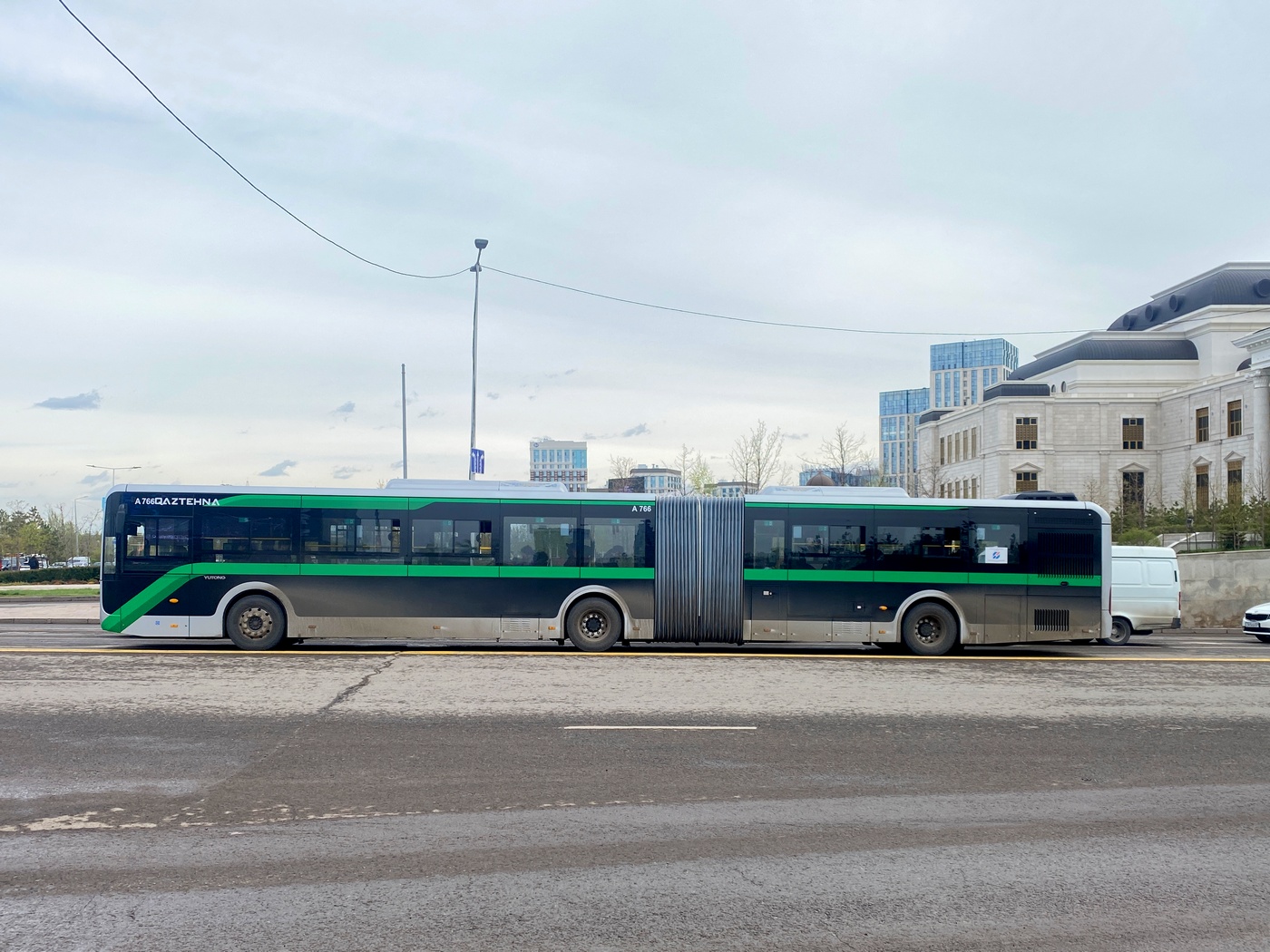 Астана, Yutong ZK6180HG (QazTehna) № A766 Астана, Yutong ZK6180HG (QazTehna) № A766