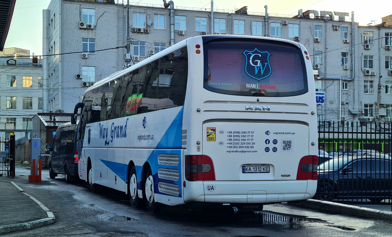 Киев, MAN R09 Lion's Coach C RHC444 C № KA 1312 KE