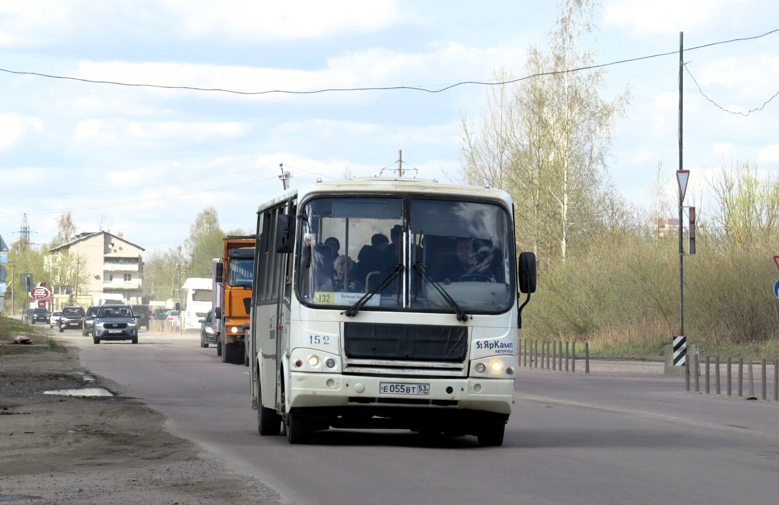 Новгородская область, ПАЗ-320412-05 № 152