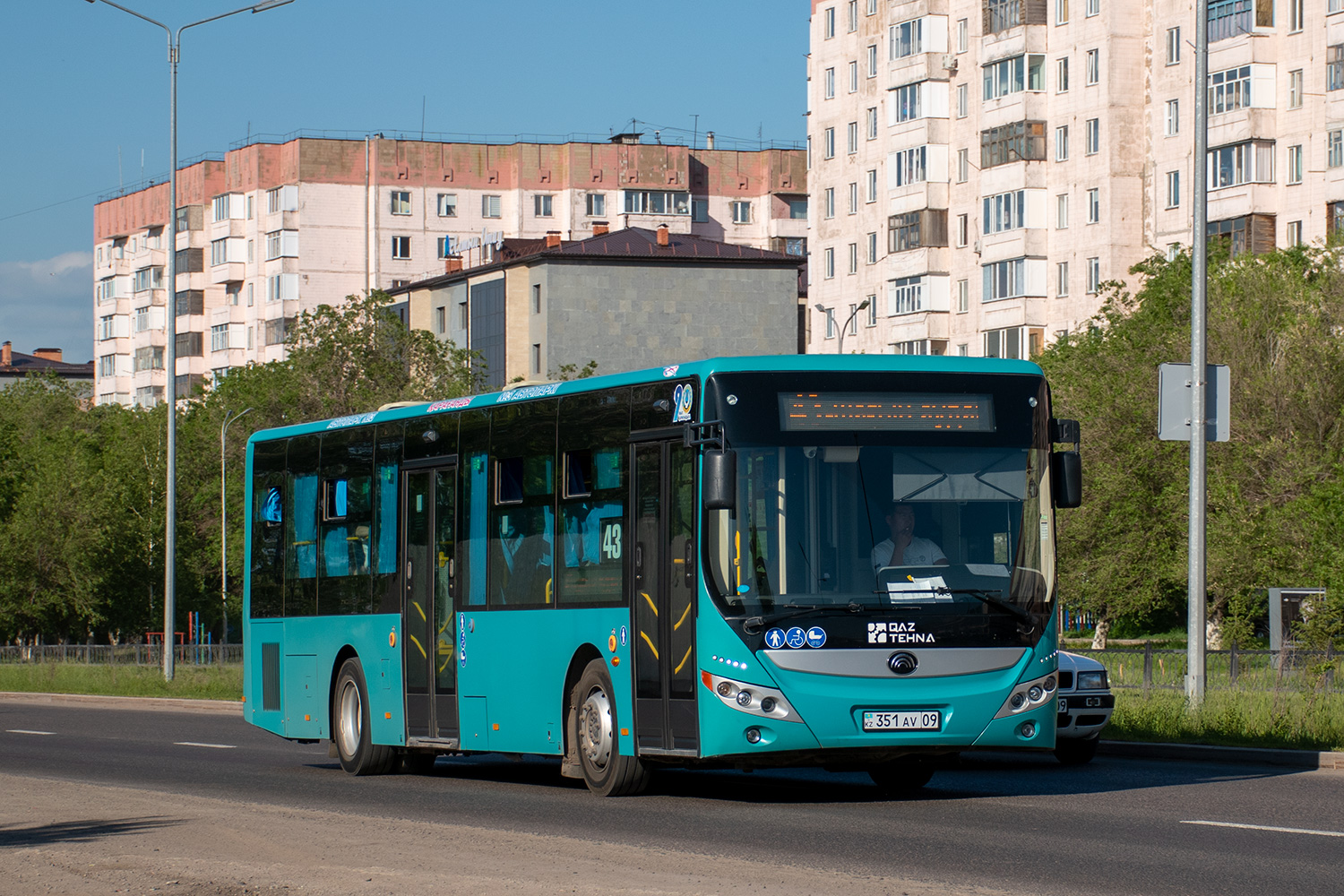 Карагандинская область, Yutong ZK6118HGA (QazTehna) № 351 AV 09