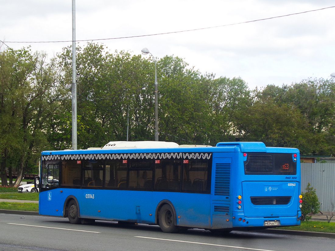 Москва, ЛиАЗ-5292.65 № 031143
