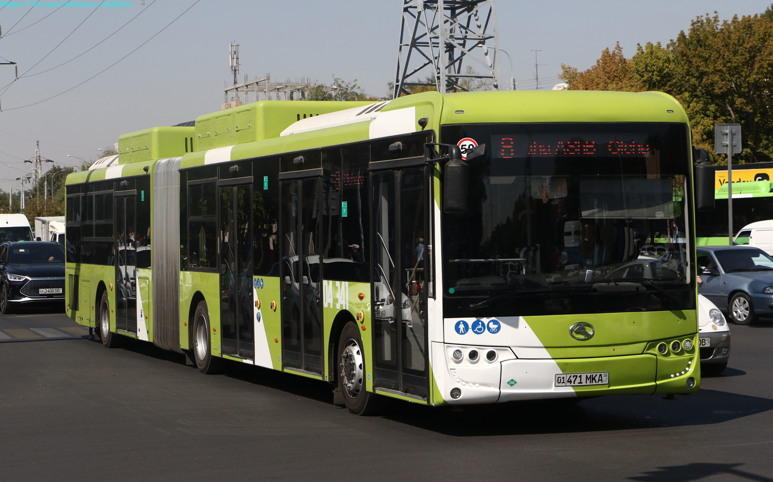 Узбекистан, King Long XMQ6180G № 04341