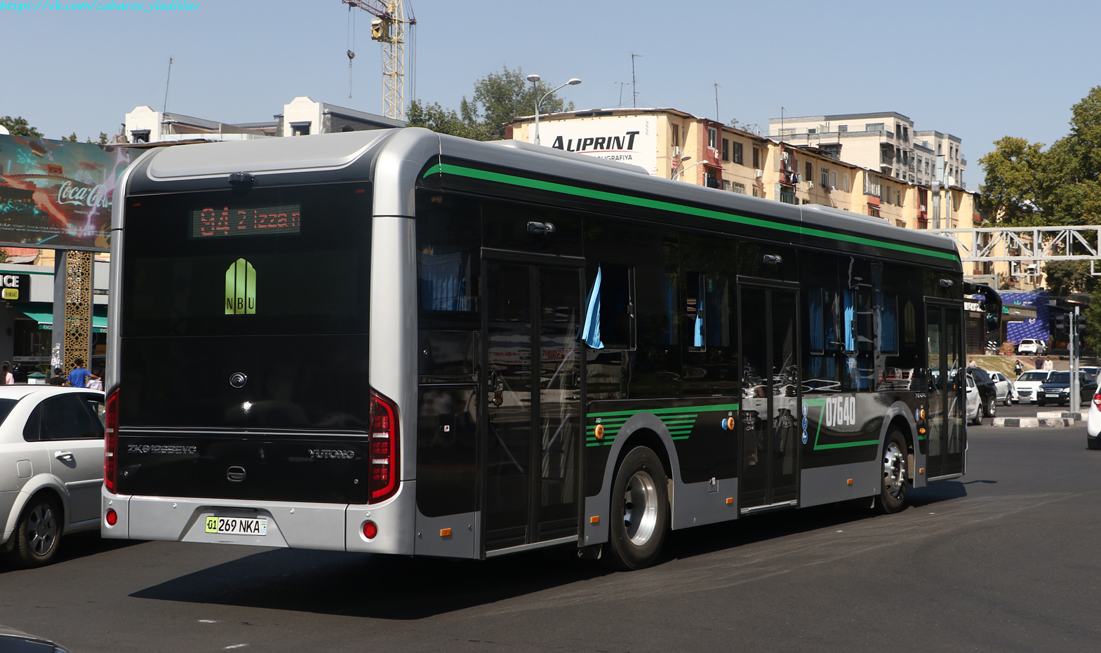 Узбекистан, Yutong ZK6126BEVG № 07640