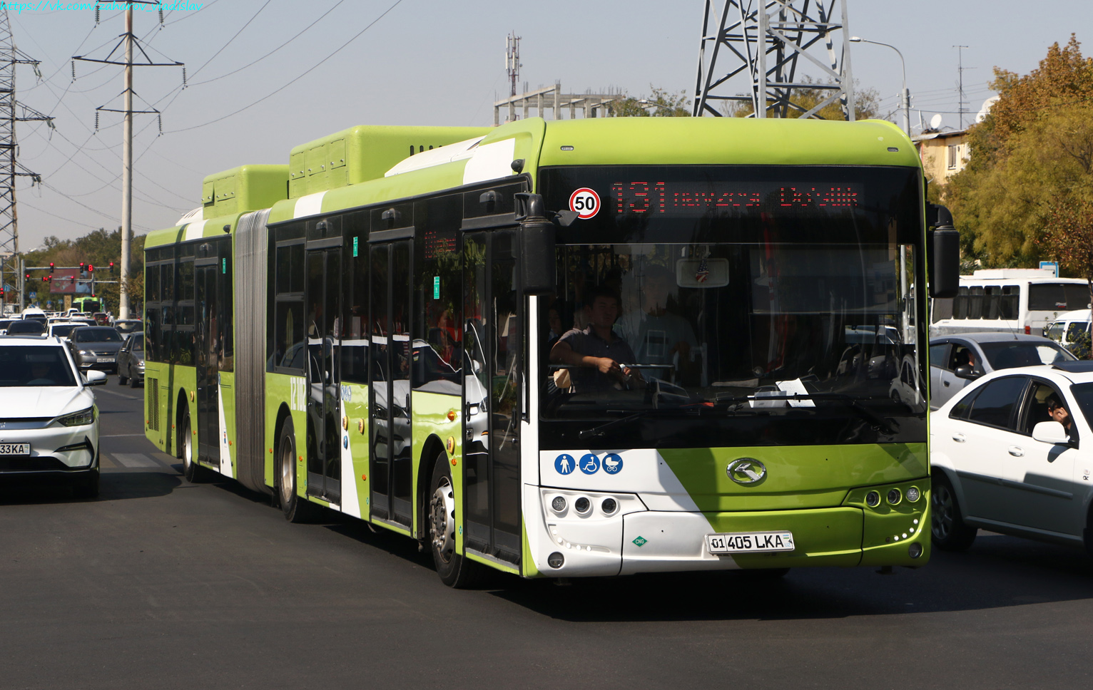 Узбекистан, King Long XMQ6180G № 12102