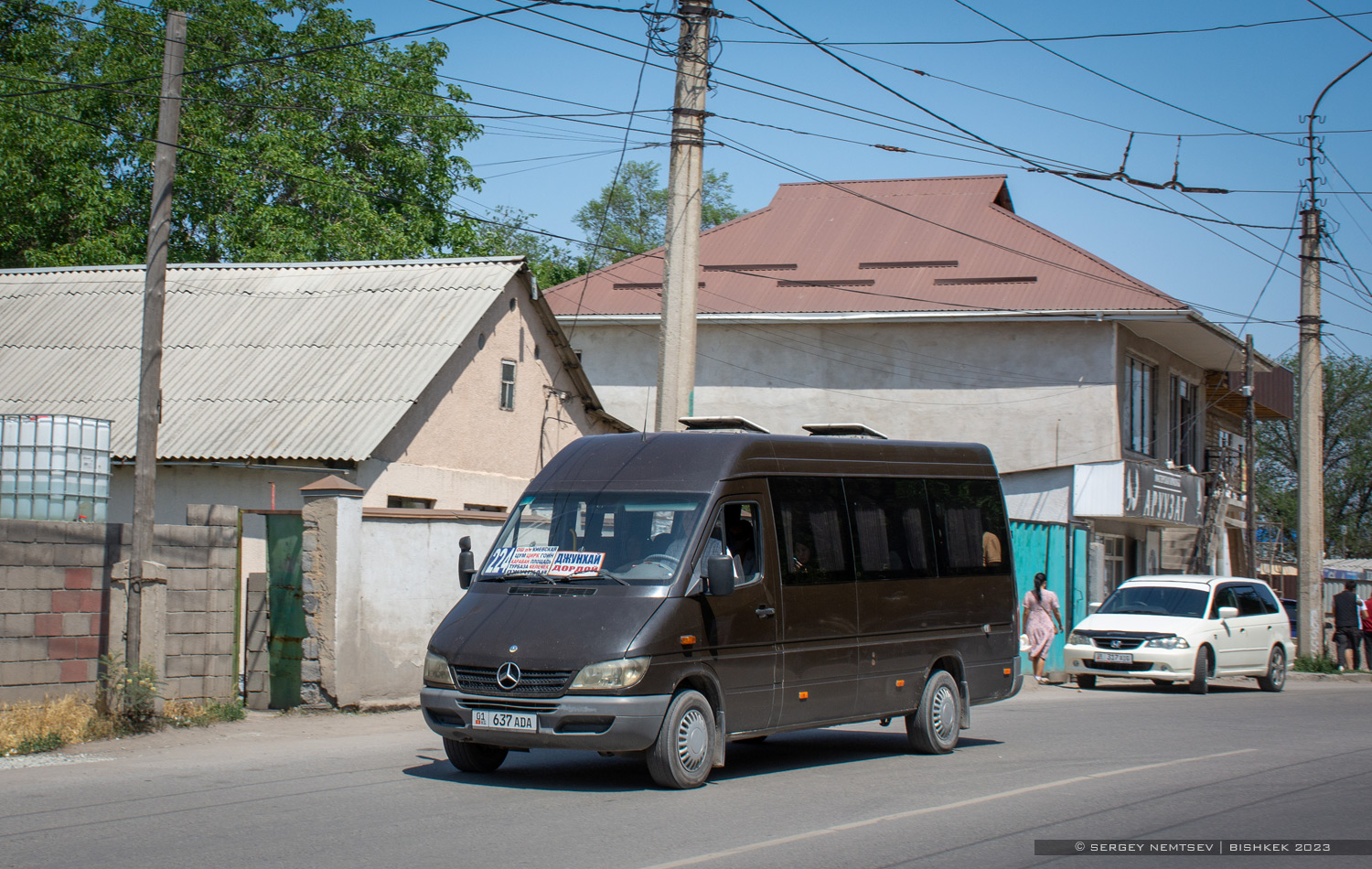 Кыргызстан, Mercedes-Benz Sprinter W903 311CDI № 01 637 ADA