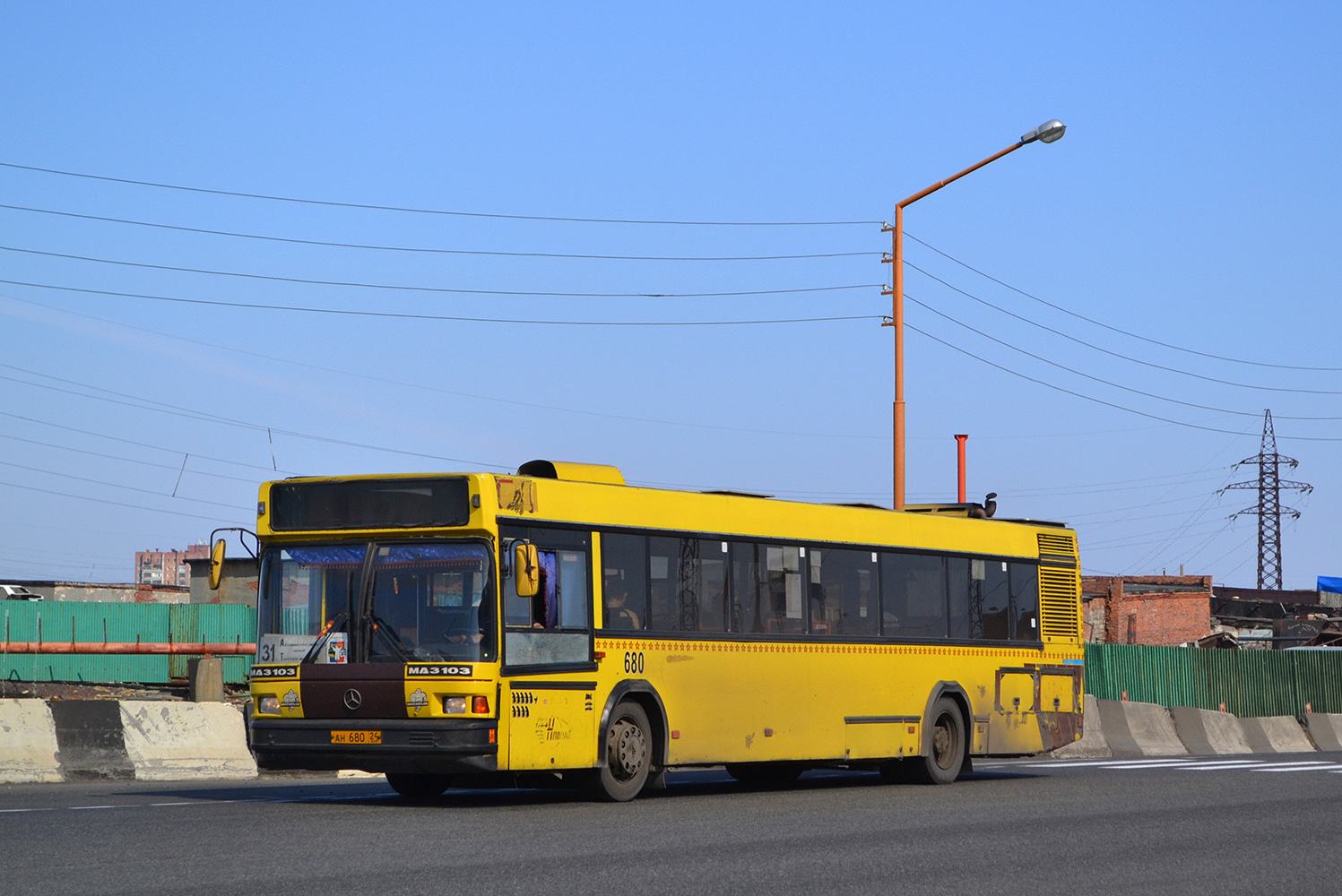 Красноярский край, МАЗ-103.075 № 680