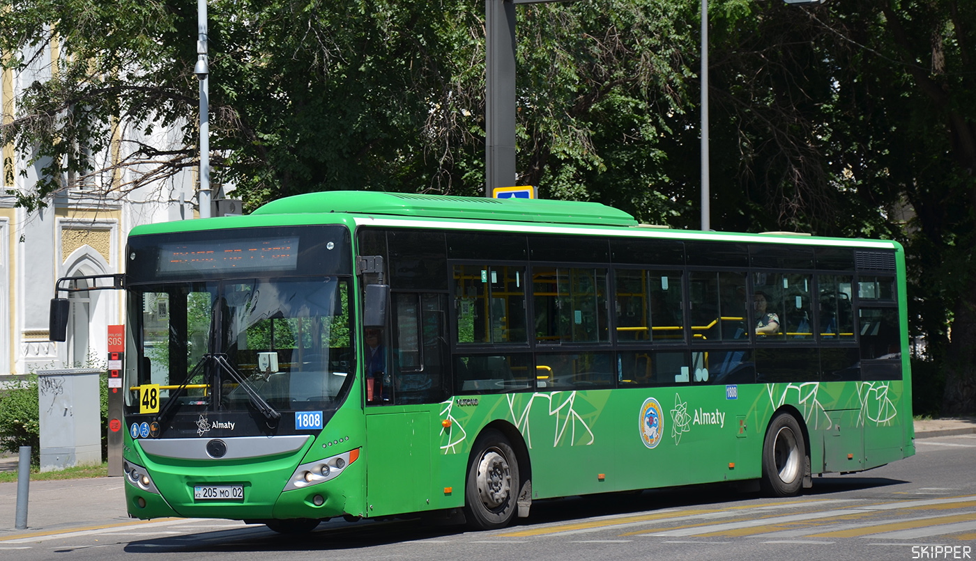 Алматы, Yutong ZK6118HGA № 1808