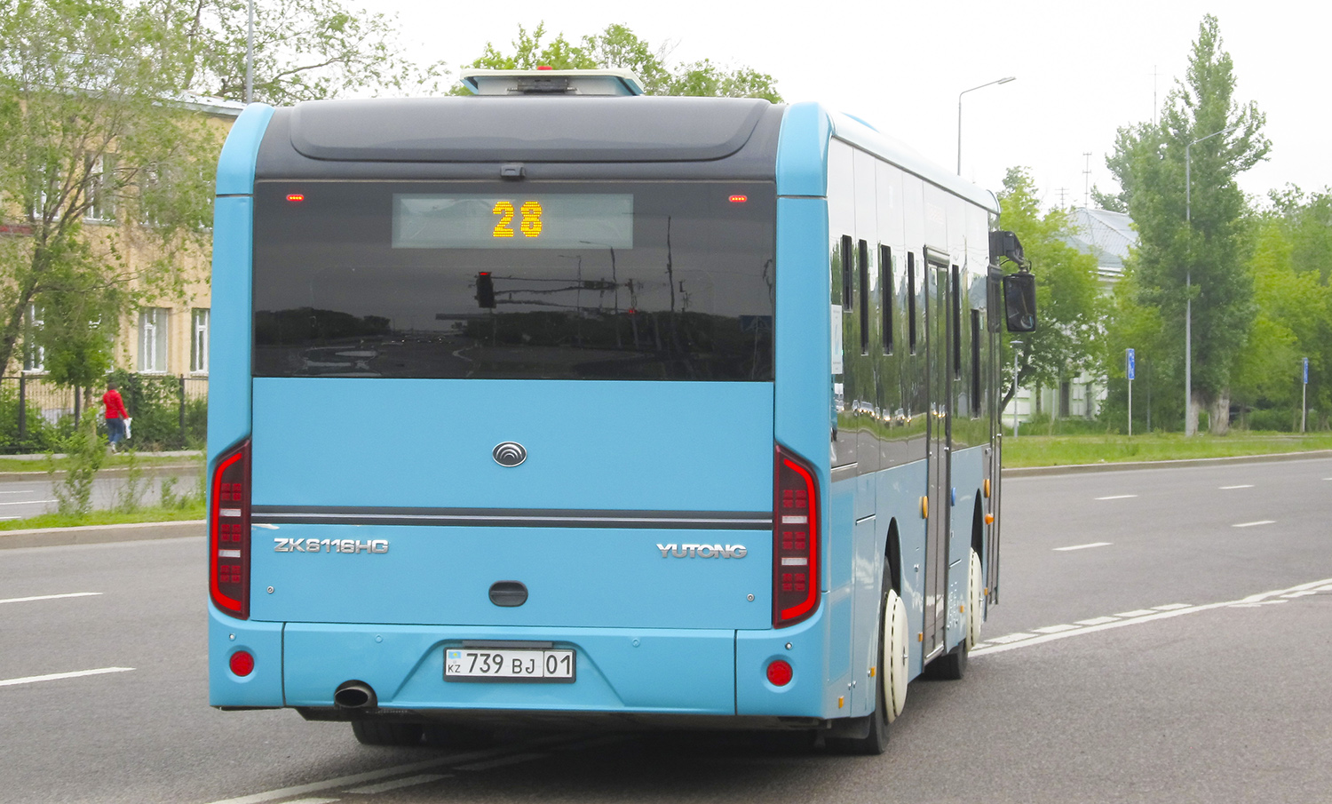 Карагандинская область, Yutong ZK6116HG (QazTehna) № 739 BJ 01