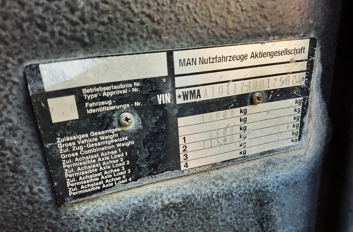 Львовская область, MAN A10 NL202 № BC 9558 HP