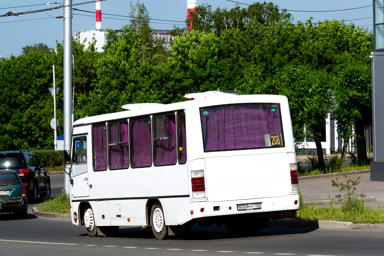 Башкортостан, ПАЗ-320302-08 № В 008 НР 702