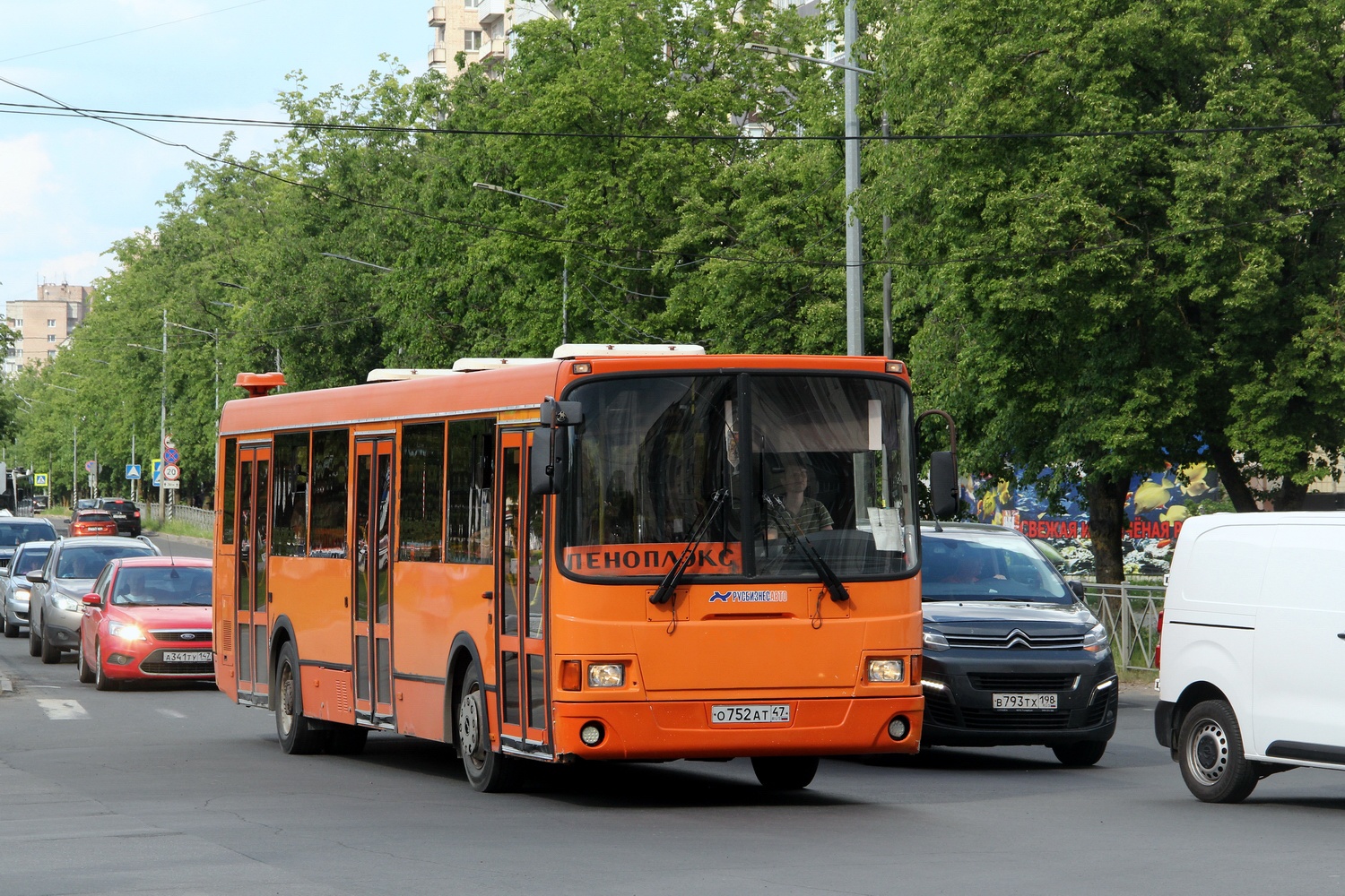 Ленинградская область, ЛиАЗ-5256.54 № О 752 АТ 47