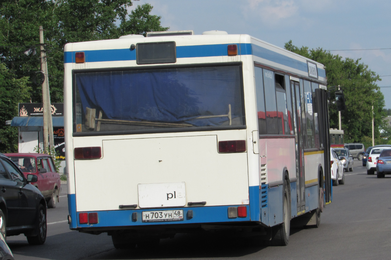 Липецкая область, Mercedes-Benz O405N2 № Н 703 УН 48
