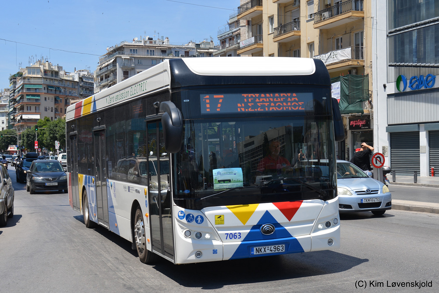 Греция, Yutong E12 (ZK6128BEVG) № 7063