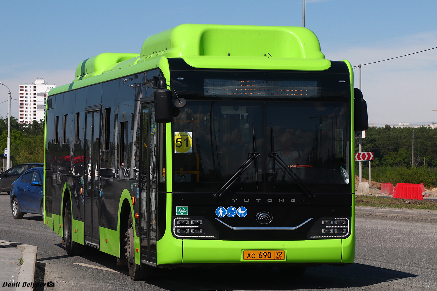 Тюменская область, Yutong ZK6116HG № АС 690 72