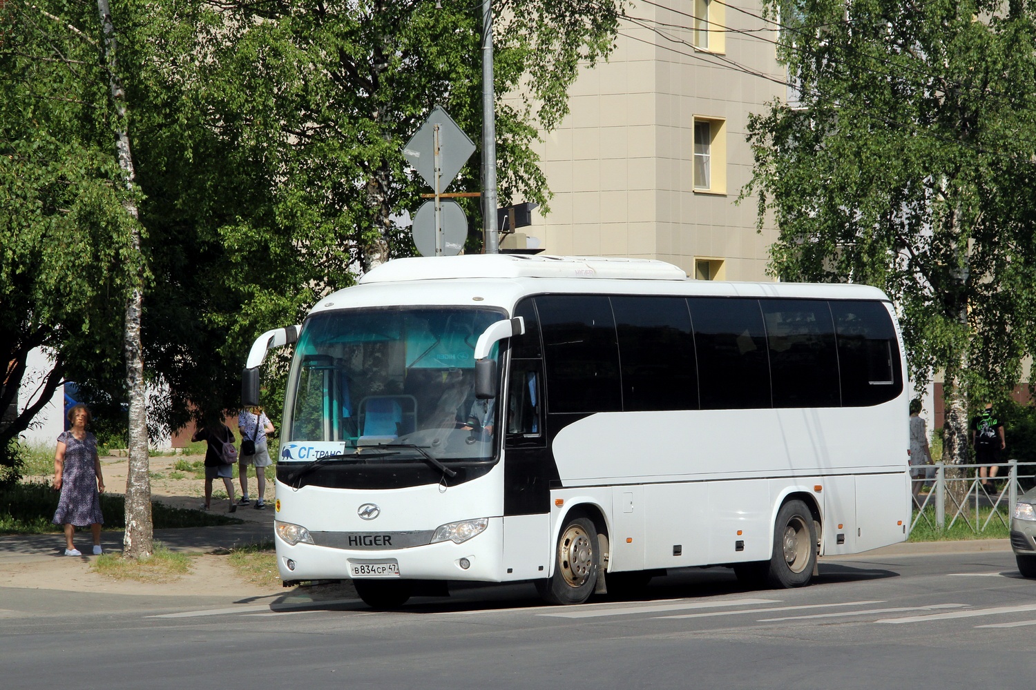 Ленинградская область, Higer KLQ6885Q № В 834 СР 47
