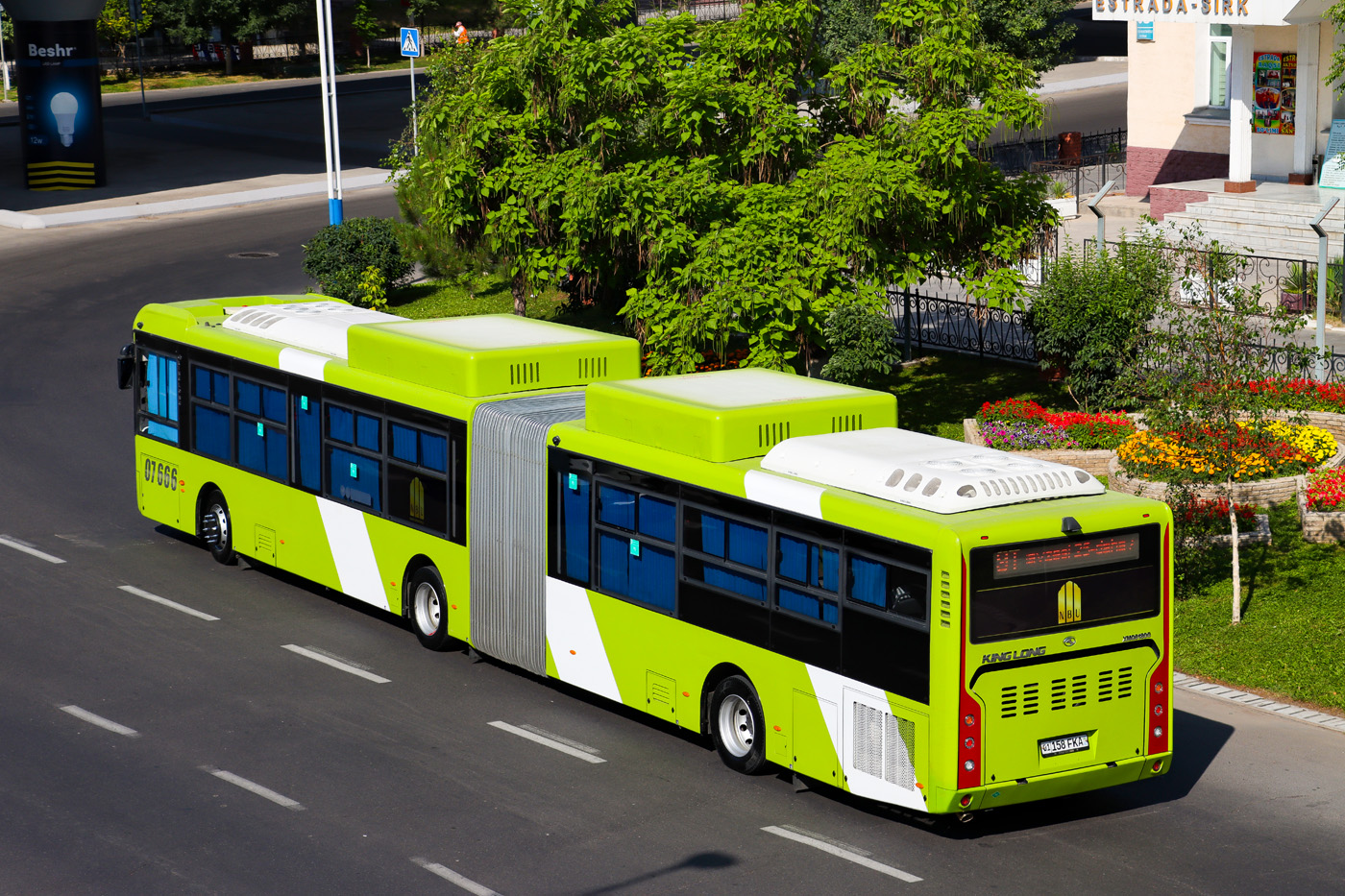 Узбекистан, King Long XMQ6180G № 07666