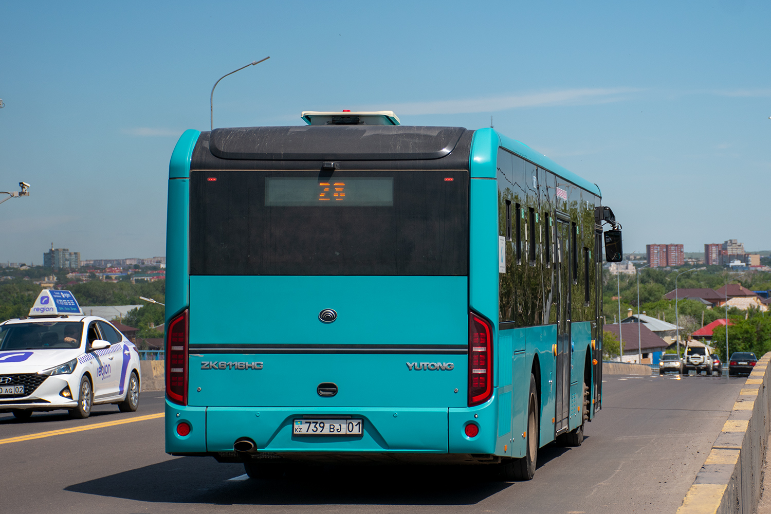 Карагандинская область, Yutong ZK6116HG (QazTehna) № 739 BJ 01