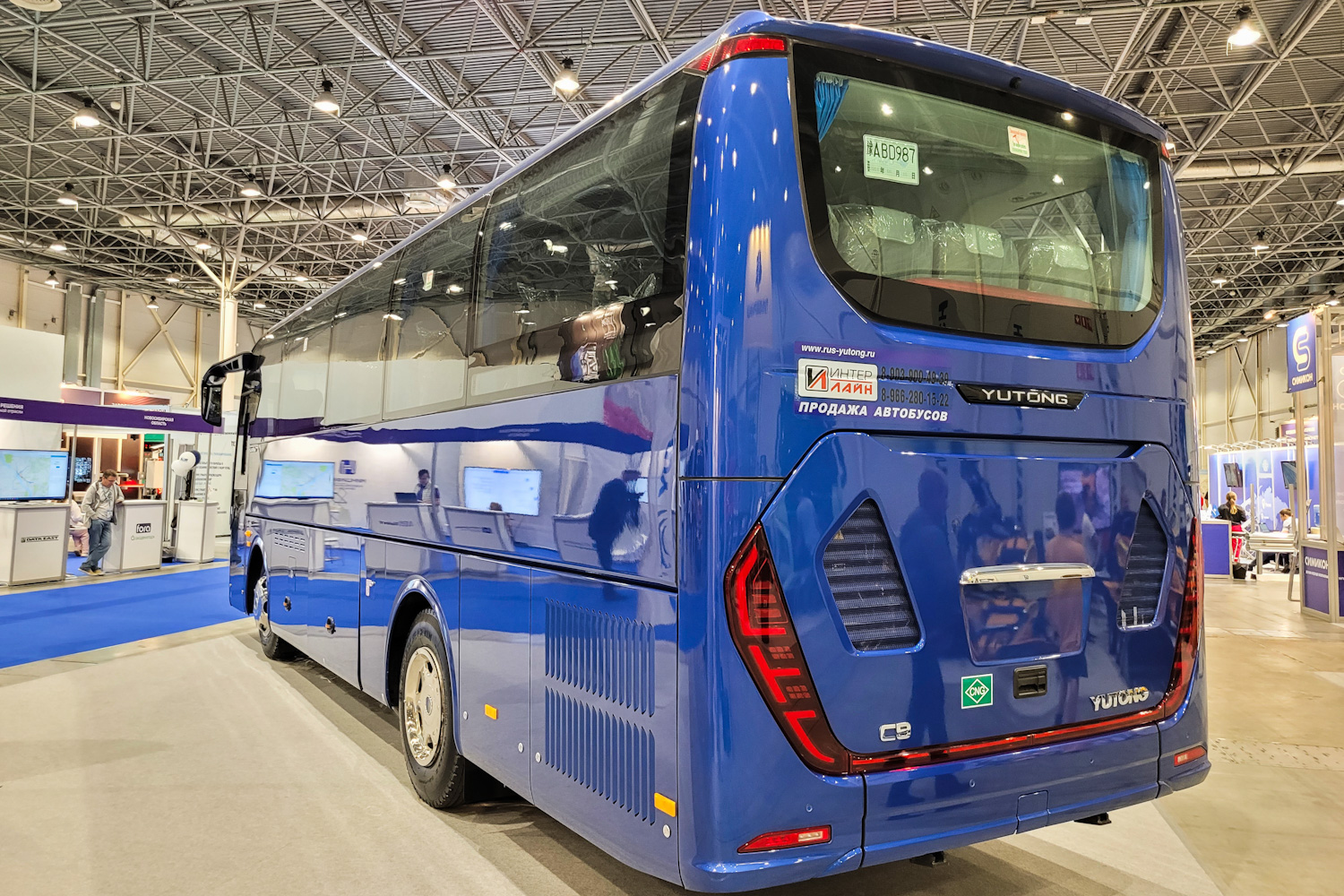 Томская область, Yutong C9 (ZK6947HN) № Н 517 ТХ 70; Новосибирская область — XI Международный "Сибирский транспортный форум"; Китай — Новые автобусы китайского производства | 新中国制造汽车