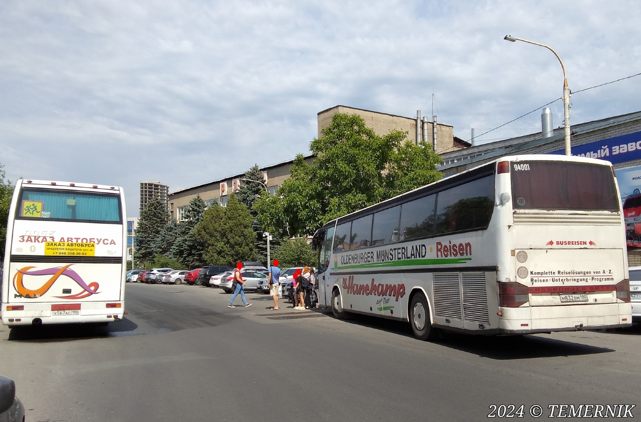 Донецкая область, Noge Etna № Х 567 АС 180; Донецкая область, Setra S315HD № М 832 ВМ 180