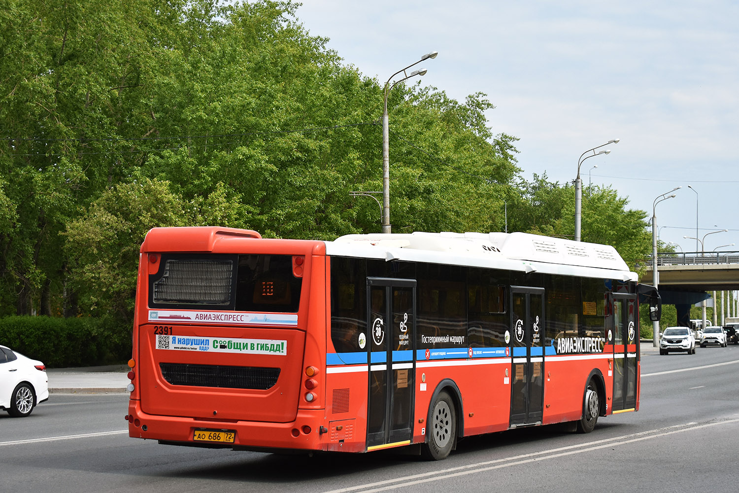 Тюменская область, ЛиАЗ-5292.67 (CNG) № 2391