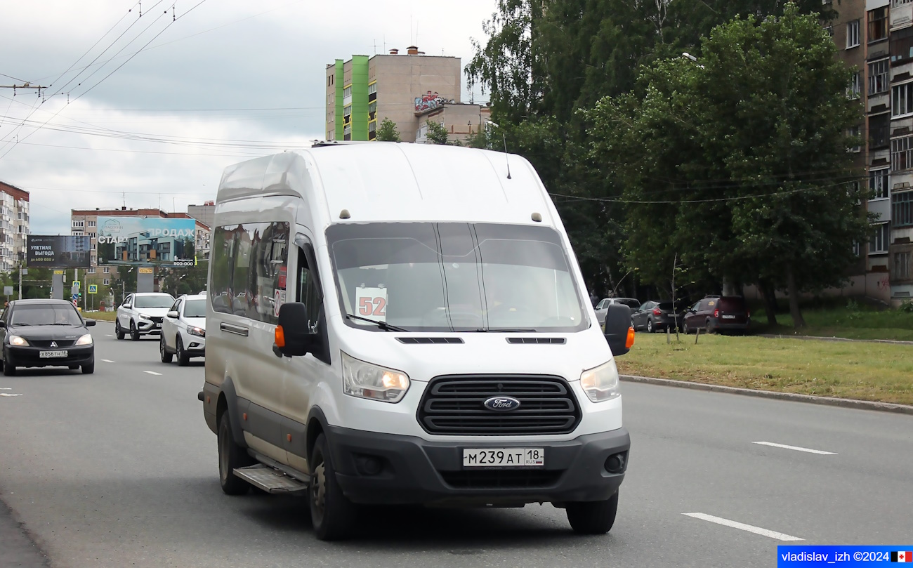 Удмуртия, Ford Transit FBD [RUS] (Z6F.ESG.) № М 239 АТ 18