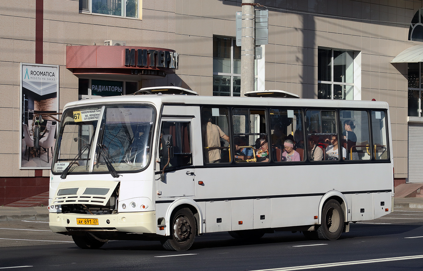 Краснодарский край, ПАЗ-320412-10 № АК 691 23