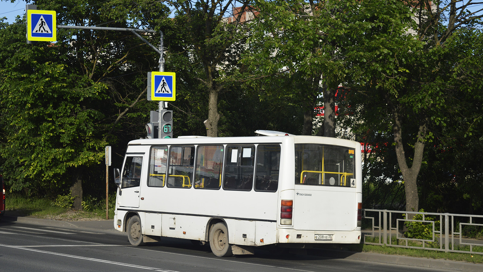 Вологодская область, ПАЗ-320402-05 № Е 208 ХЕ 35