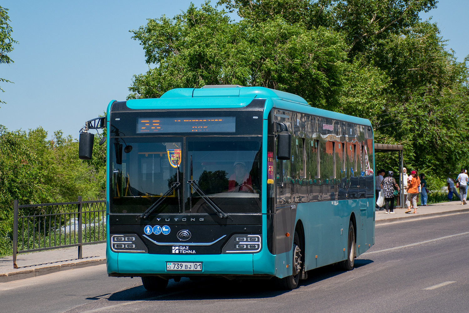 Карагандинская область, Yutong ZK6116HG (QazTehna) № 739 BJ 01