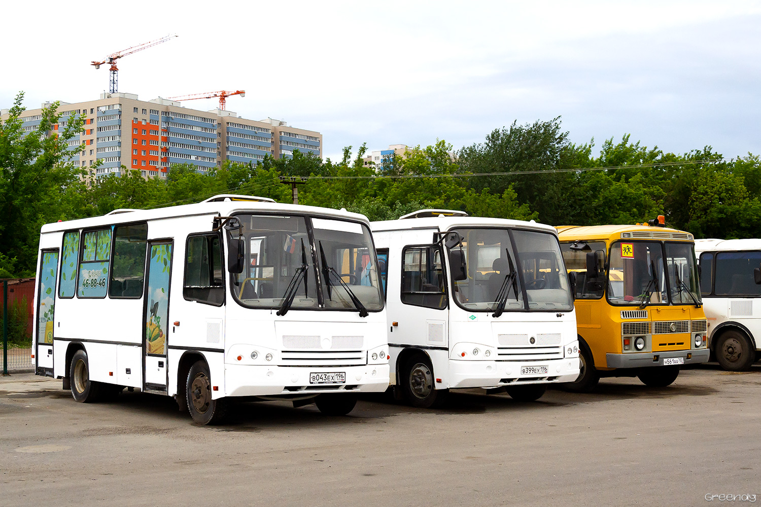 Свердловская область, ПАЗ-320302-08 № В 043 ЕХ 196