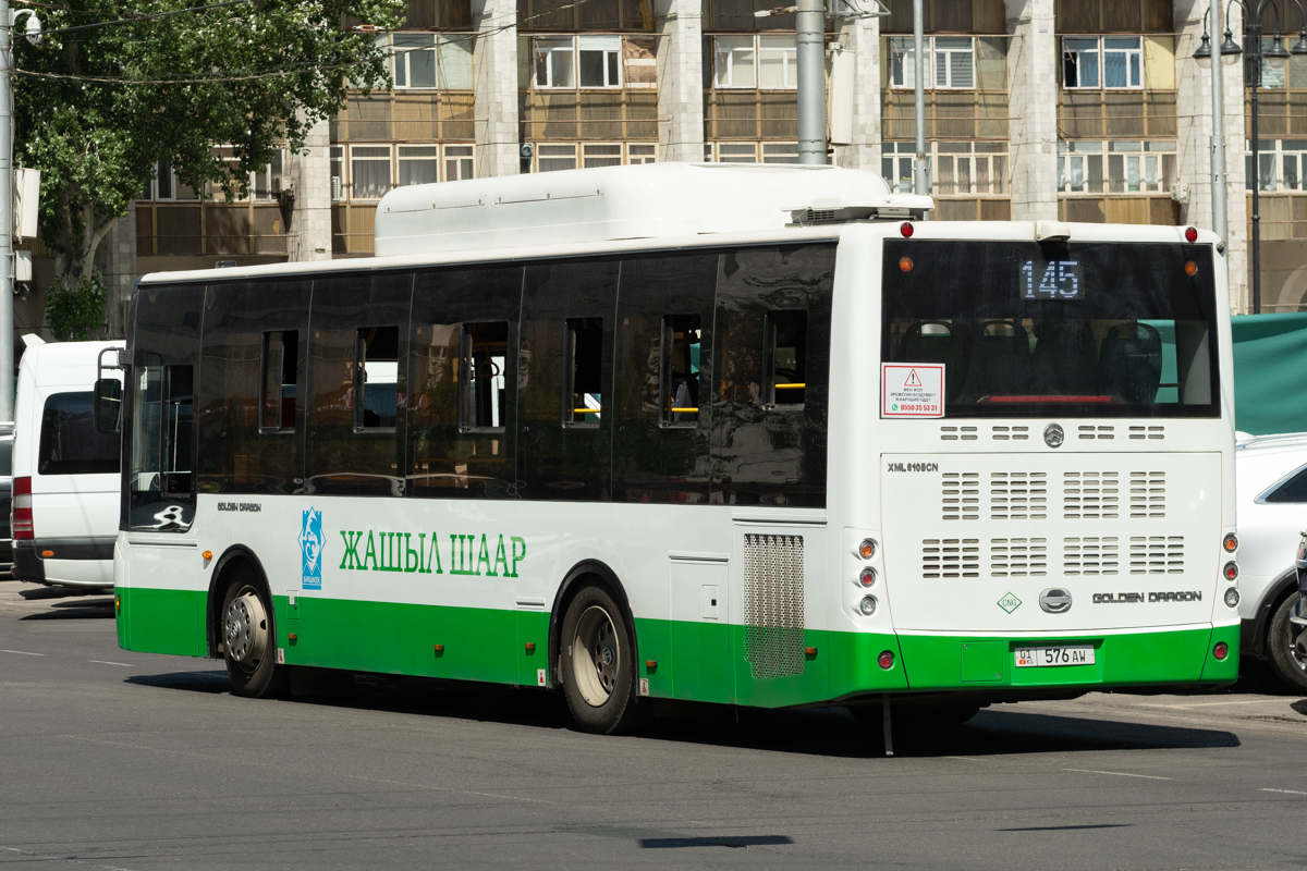 Кыргызстан, Golden Dragon XML6105CN № 01 576 AW