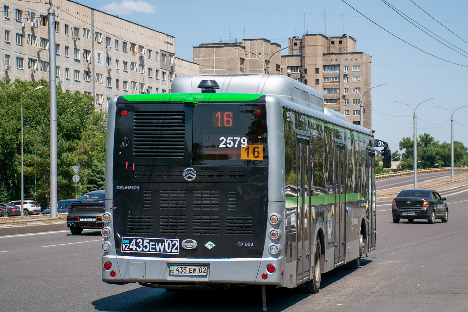 Алматы, Golden Dragon XML6125CN (Hyundai Trans Auto) № 2579