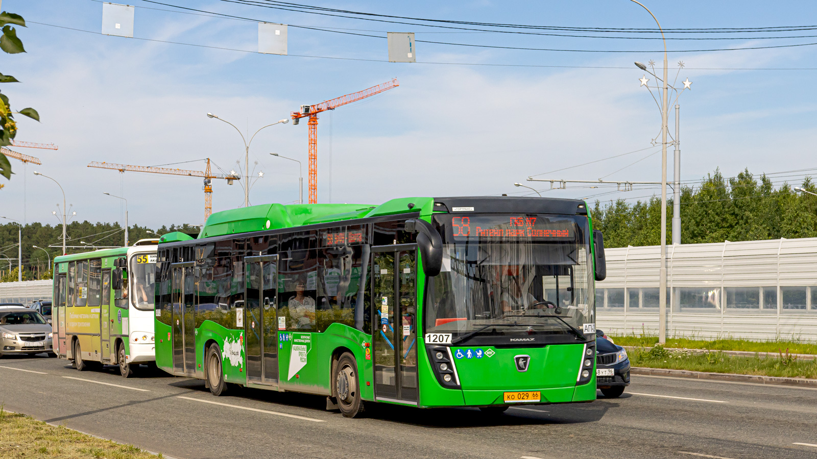 Свердловская область, ПАЗ-320402-05 № КО 503 66; Свердловская область, НефАЗ-5299-40-57 (CNG) № 1207