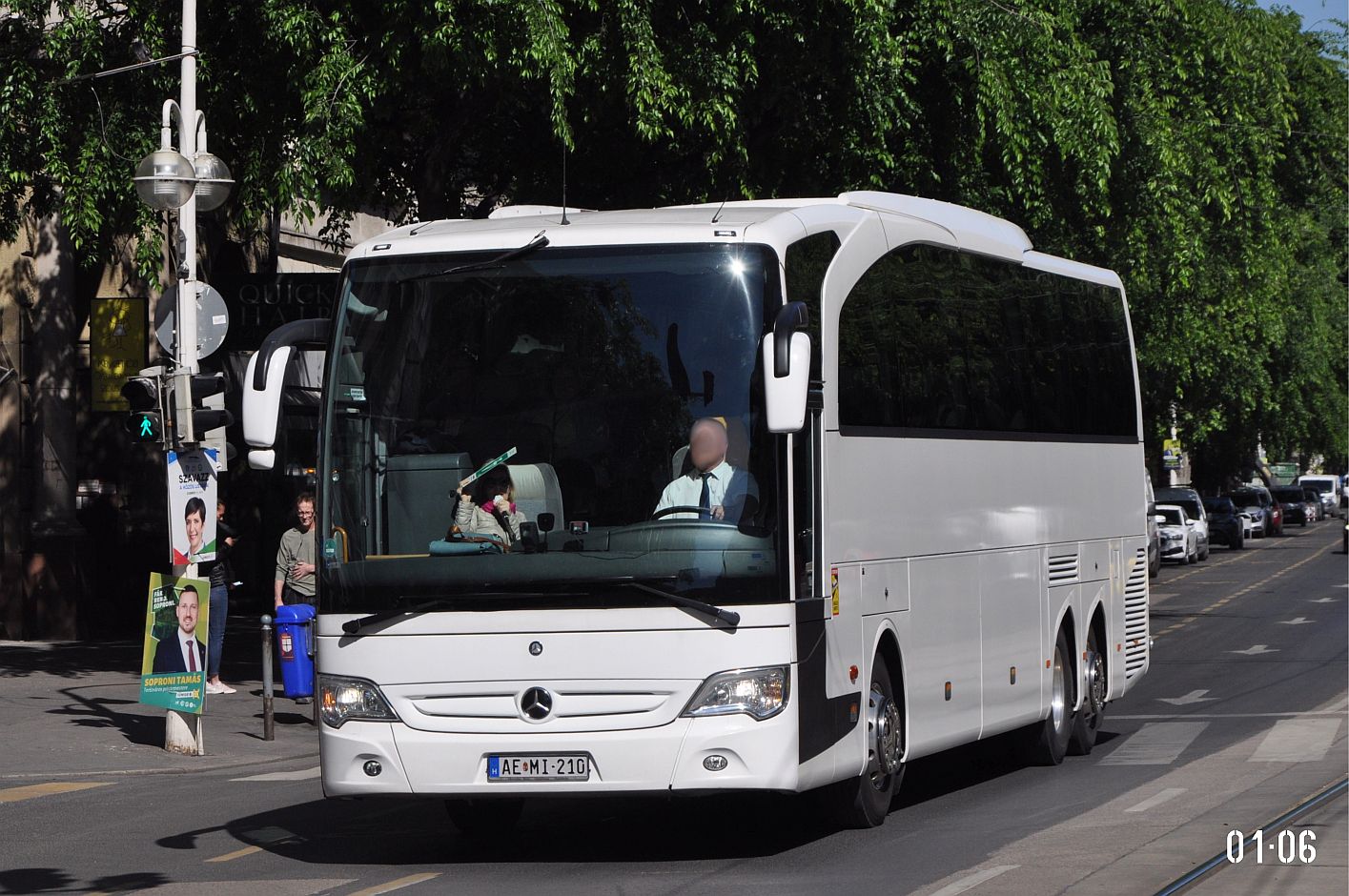 Венгрия, Mercedes-Benz Travego II M 16RHD facelift № AE MI-210 Венгрия, Mercedes-Benz Travego II M 16RHD facelift № AE MI-210