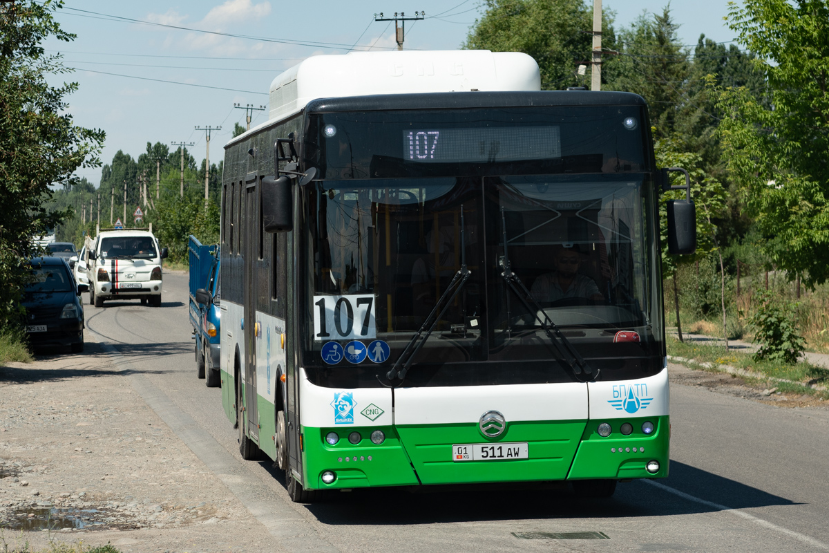 Кыргызстан, Golden Dragon XML6105CN № 01 511 AW