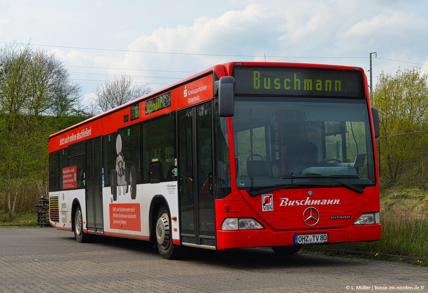 Нижняя Саксония, Mercedes-Benz O530 Citaro № OHZ-TV 80