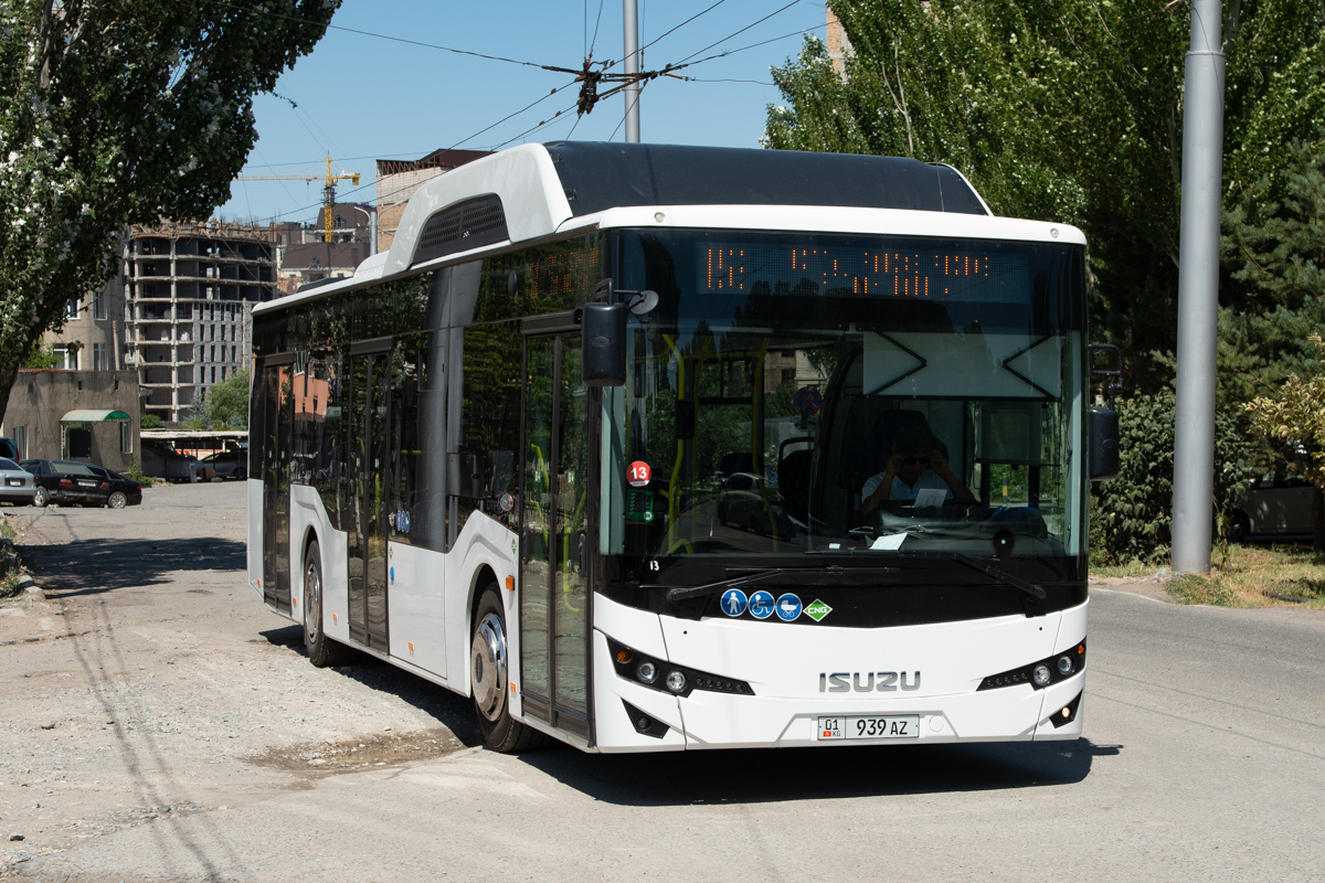 Кыргызстан, Anadolu Isuzu Citiport 12 CNG № 01 939 AZ