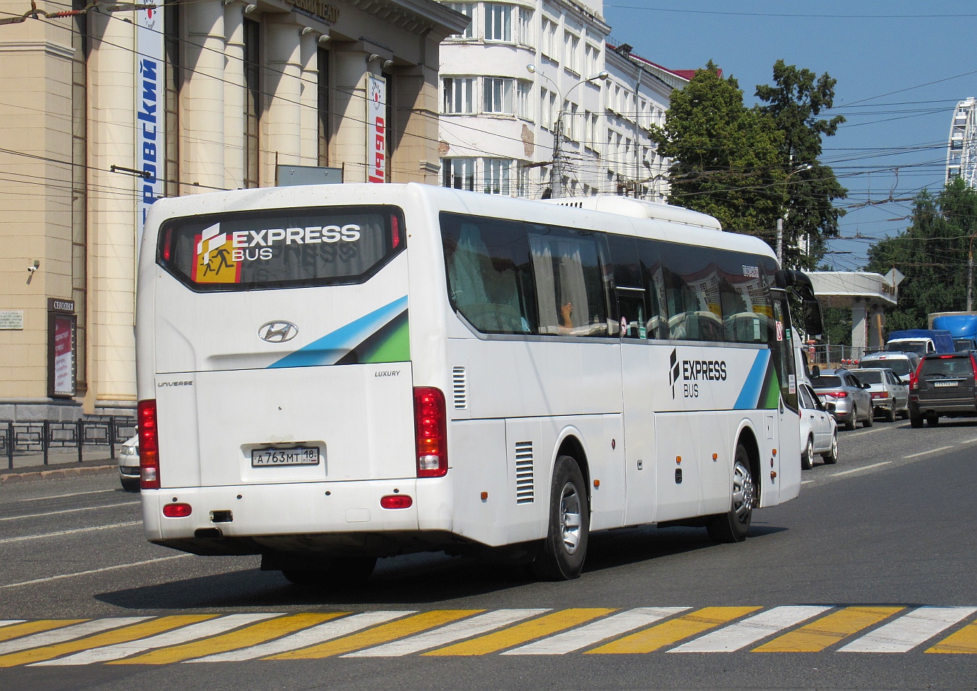 Удмуртия, Hyundai Universe Space Luxury № А 763 МТ 18 Удмуртия, Hyundai Universe Space Luxury № А 763 МТ 18