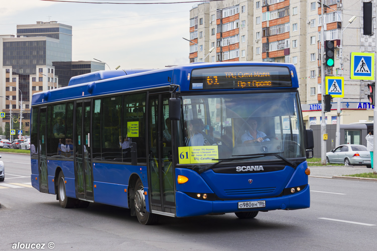 Ханты-Мансийский АО, Scania OmniLink II (Скания-Питер) № О 980 ВН 186