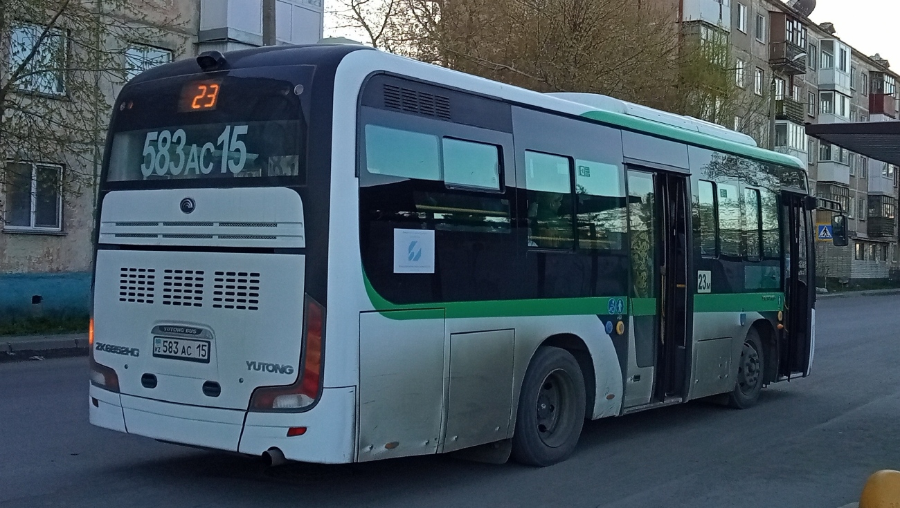 Северо-Казахстанская область, Yutong ZK6852HG (QazTehna) № 583 AC 15