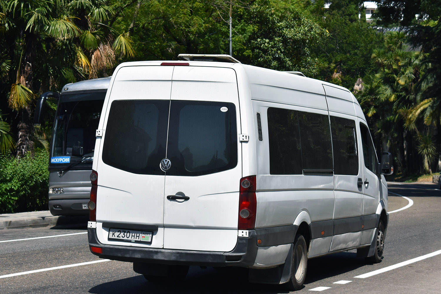 Abkhazia, Noge Touring Star 3.45/12 # М 888 ВУ; Abkhazia, Mercedes-Benz Sprinter W906 515CDI # К 230 НН