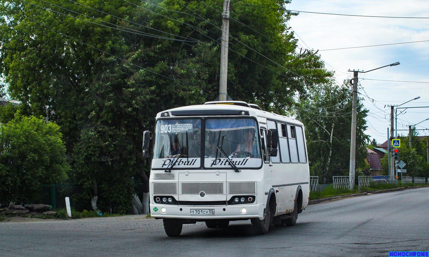 Омская область, ПАЗ-32054 № Т 701 СУ 55
