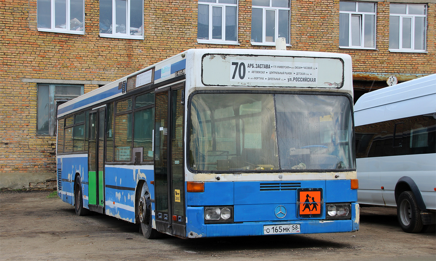 Пензенская область, Mercedes-Benz O405N2 № О 165 МК 58