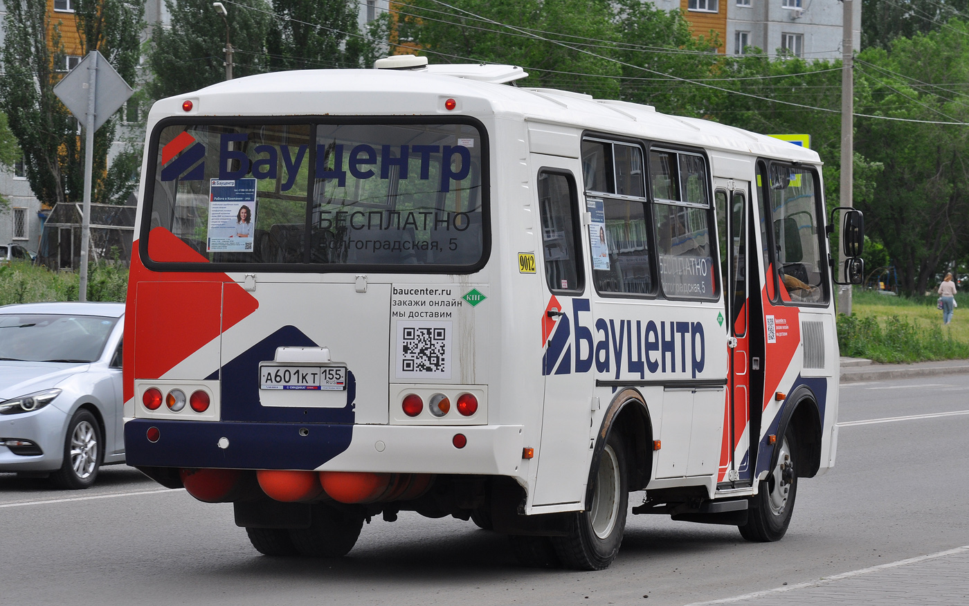 Омская область, ПАЗ-320530-02 № 9012