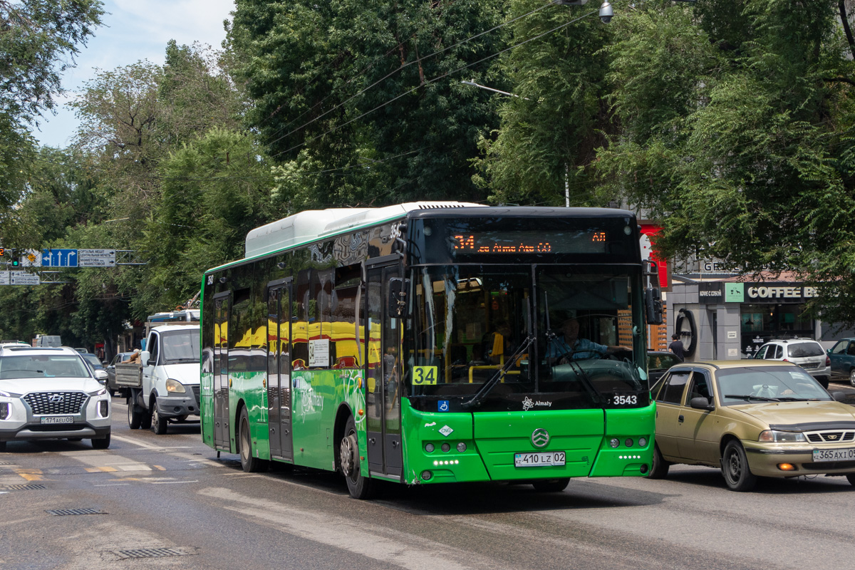 Алматы, Golden Dragon XML6125CN (Hyundai Trans Auto) № 3543 Алматы, Golden Dragon XML6125CN (Hyundai Trans Auto) № 3543