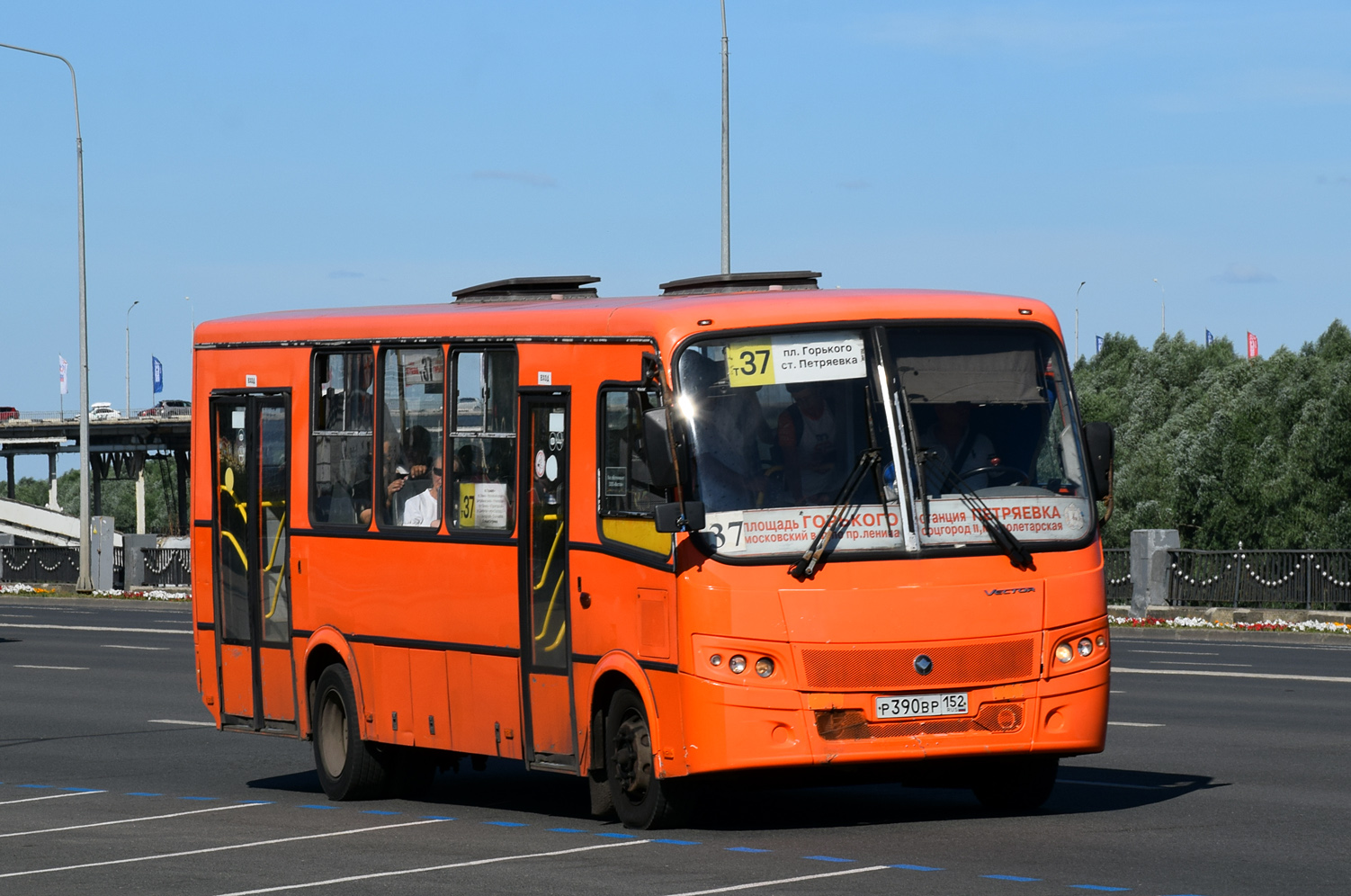 Нижегородская область, ПАЗ-320414-05 "Вектор" № Р 390 ВР 152