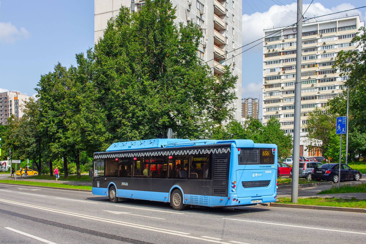 Москва, ЛиАЗ-5292.67 (CNG) № 190426