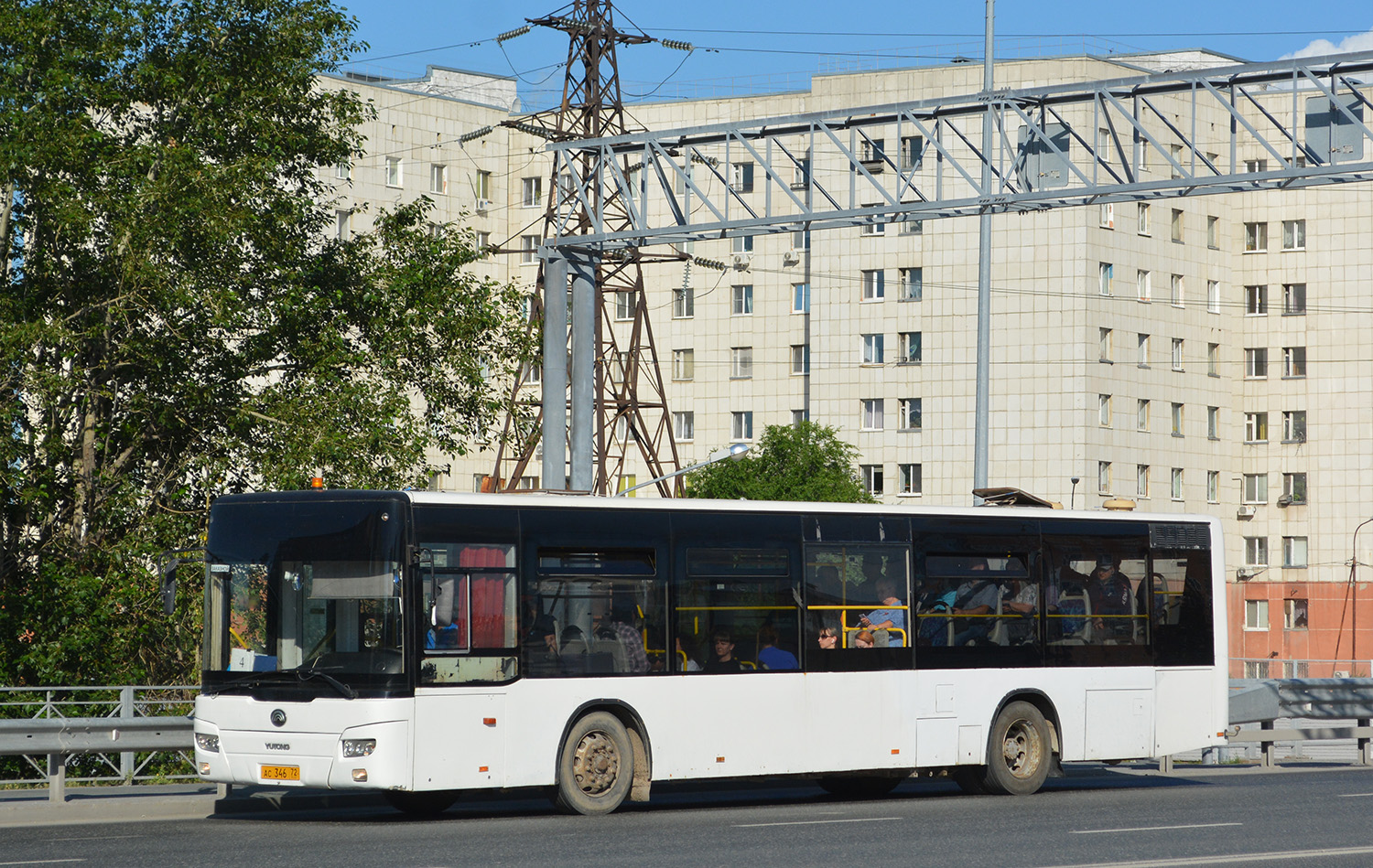 Тюменская область, Yutong ZK6126HGA № АС 346 72