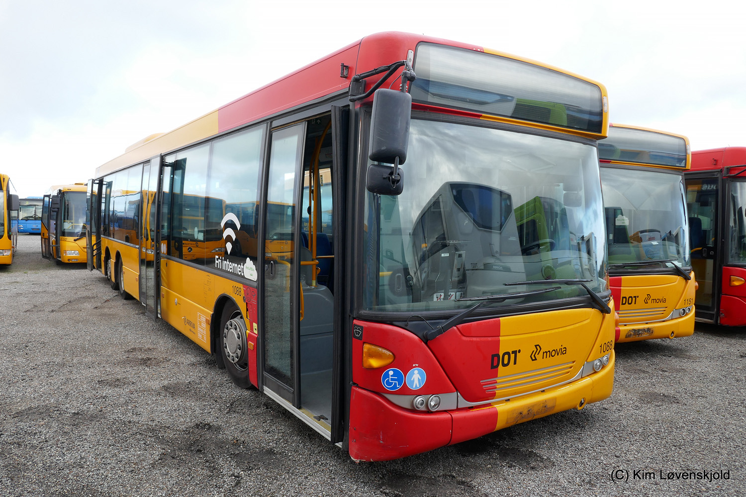 Дания, Scania OmniLink II № 1088 Дания, Scania OmniLink II № 1088
