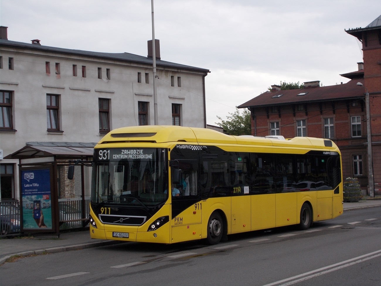 Польша, Volvo 7900 Hybrid № 911
