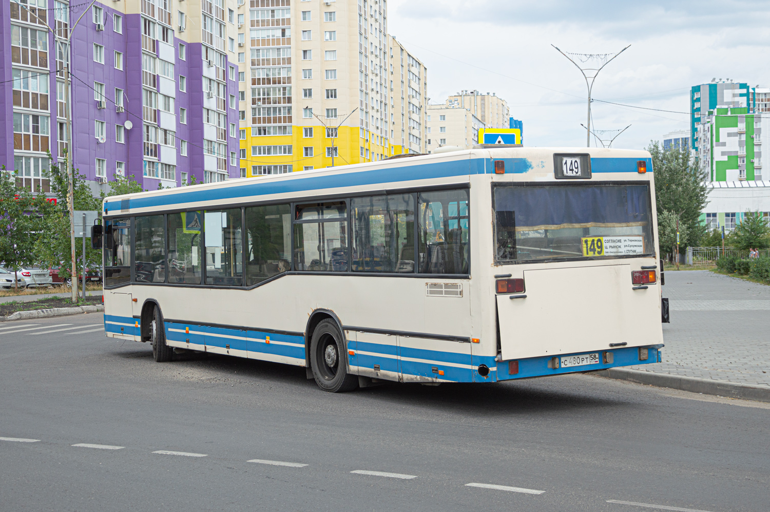 Пензенская область, Mercedes-Benz O405N2 № С 480 РТ 58 Пензенская область, Mercedes-Benz O405N2 № С 480 РТ 58